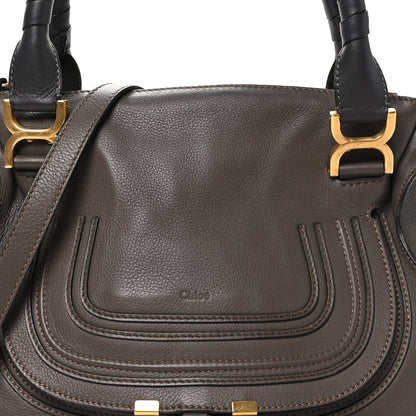 Chloe Calfskin Medium Marcie Satchel Anchor Grey 6 of 8