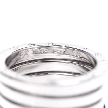 Bulgari 18K White Gold B.Zero1 Four-Band Ring 56 7.5 4 of 5