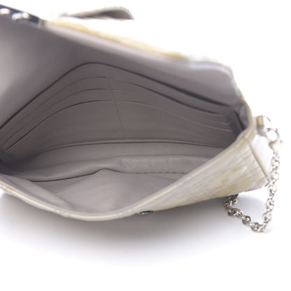Christian Dior Patent Cannage New Lock Pouch Beige 5 of 13