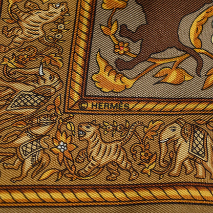 Hermes Silk Chasse En Inde Scarf 90 5 of 6