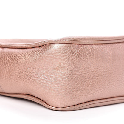 Gucci Metallic Pebbled Calfskin Small Soho Disco Bag Pink 10 of 14