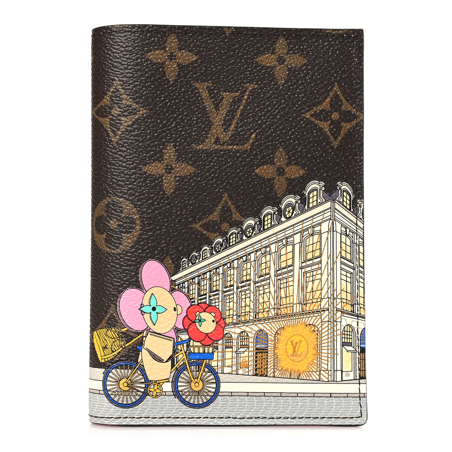 Monogram 2022 Christmas Animation Paris Passport Cover Pink