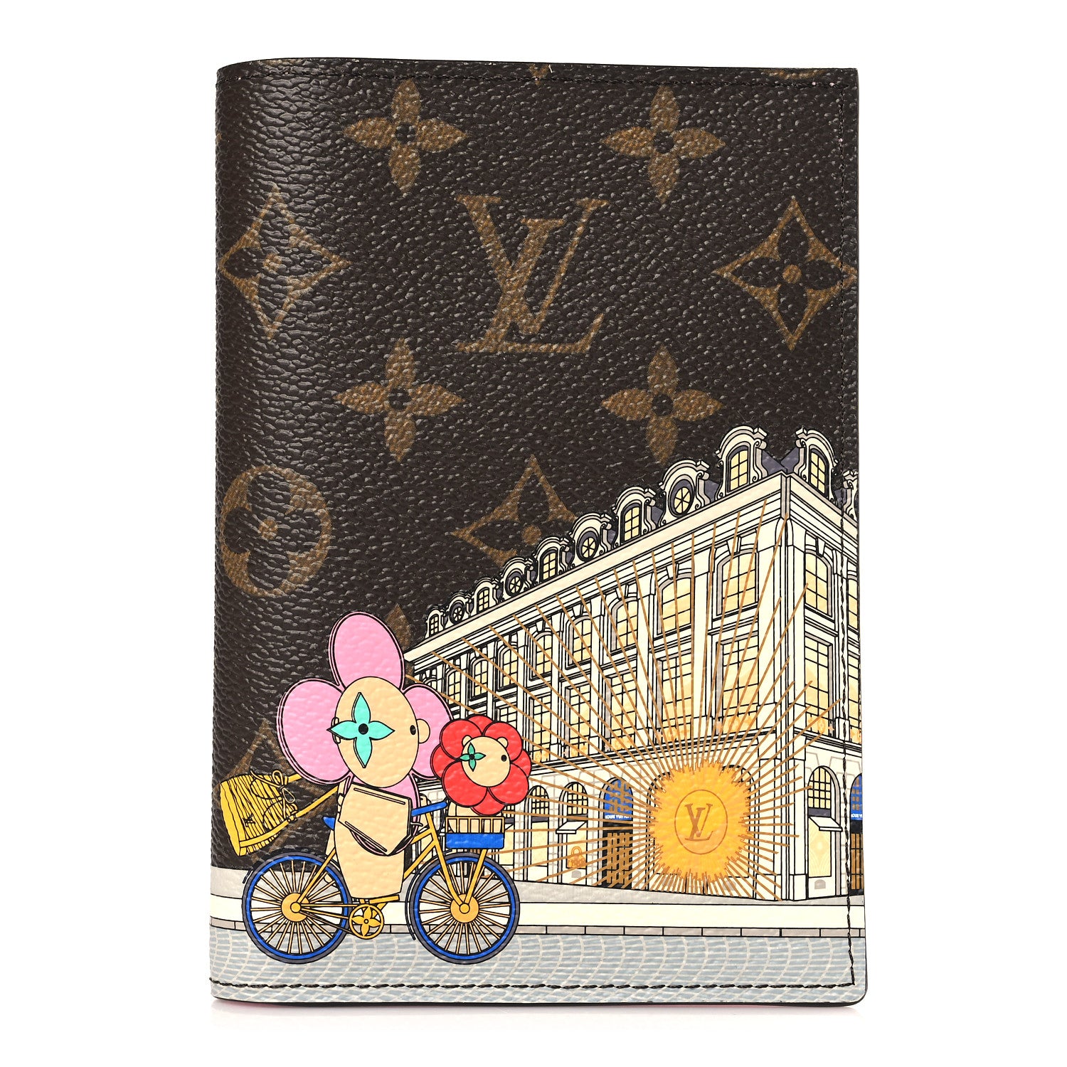 Louis Vuitton Monogram 2022 Christmas Animation Paris Passport Cover Pink 1 of 6