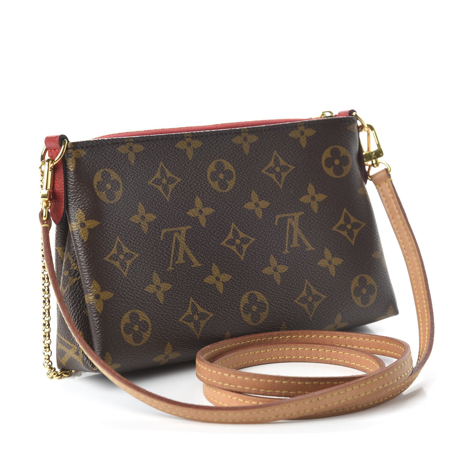 Monogram Pallas Clutch Cherry