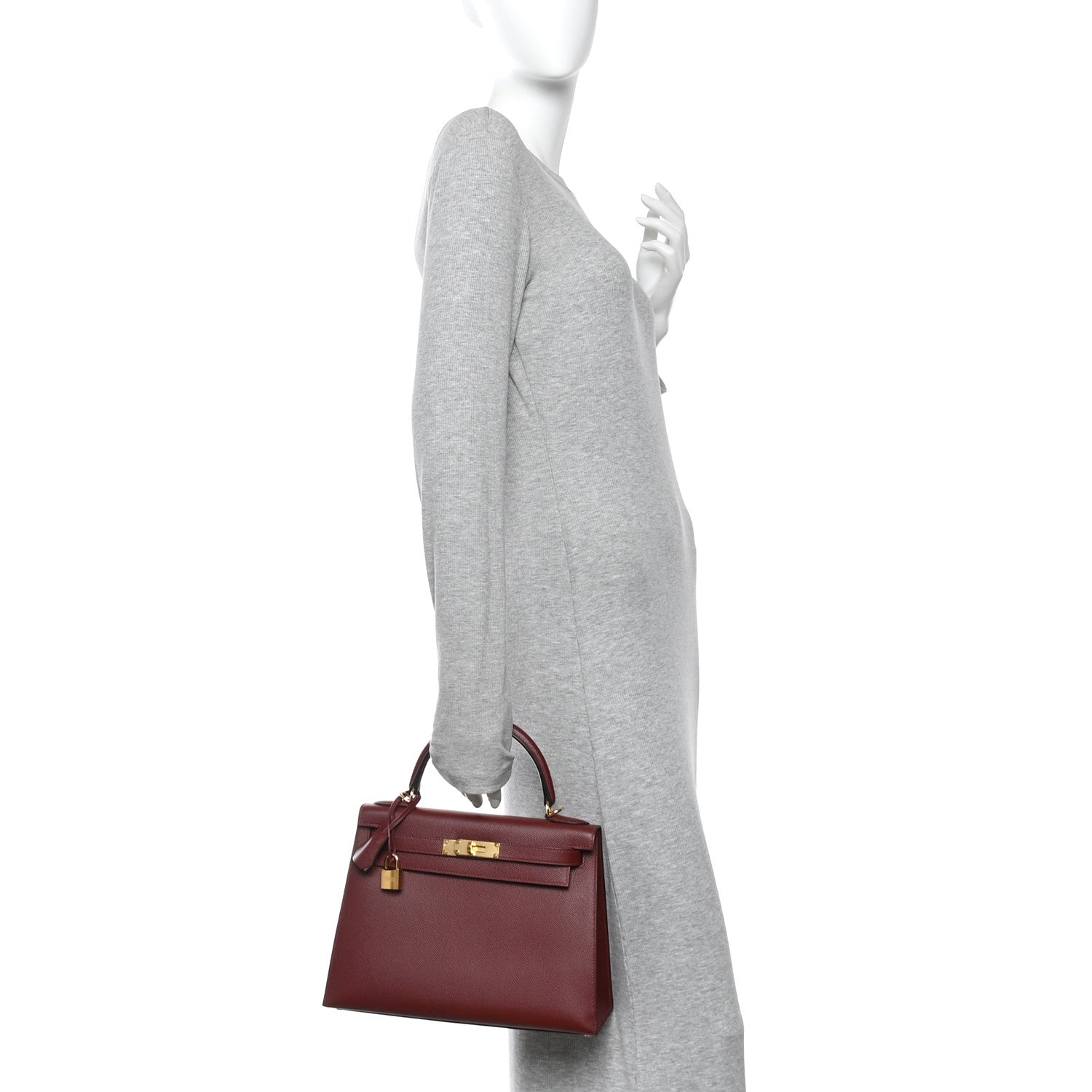 Hermes Epsom Kelly Sellier 28 Rouge H 2 of 14