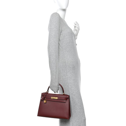 Hermes Epsom Kelly Sellier 28 Rouge H 2 of 14