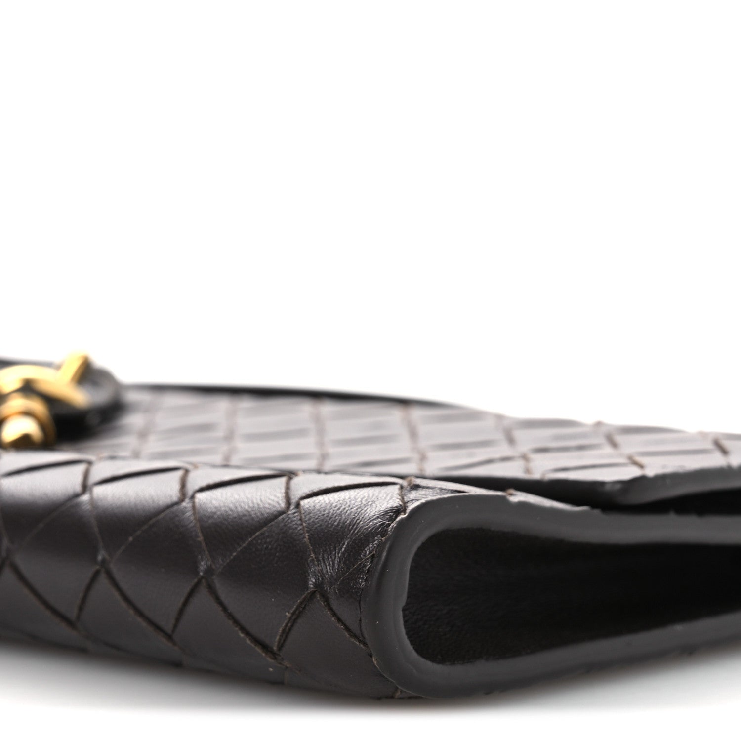 Bottega Veneta Nappa Intrecciato Long Andiamo Top Handle Clutch Fondant 10 of 12