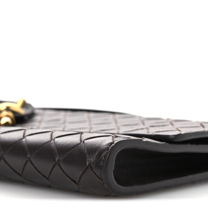 Bottega Veneta Nappa Intrecciato Long Andiamo Top Handle Clutch Fondant 10 of 12