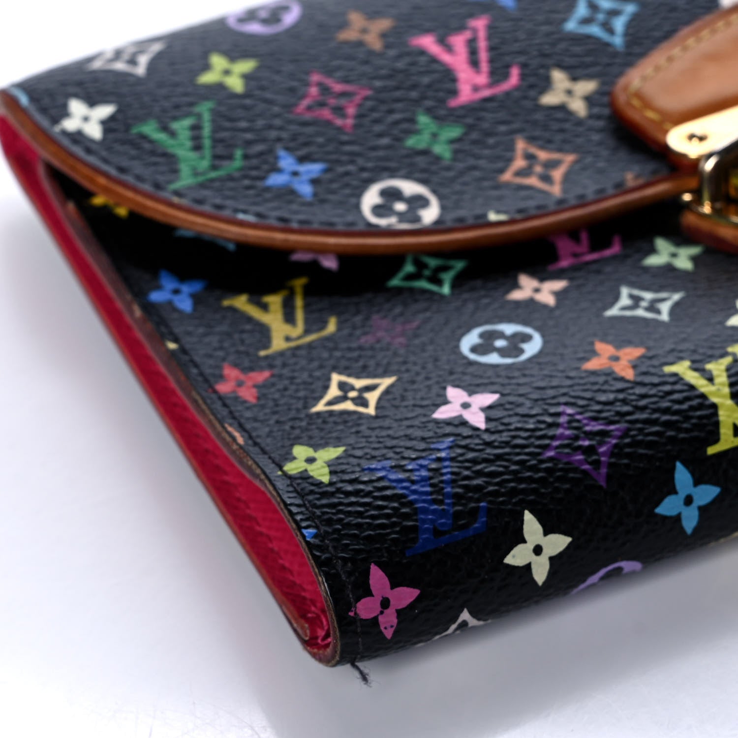 Louis Vuitton Monogram Multicolor Eugenie Wallet Black Grenade 8 of 12
