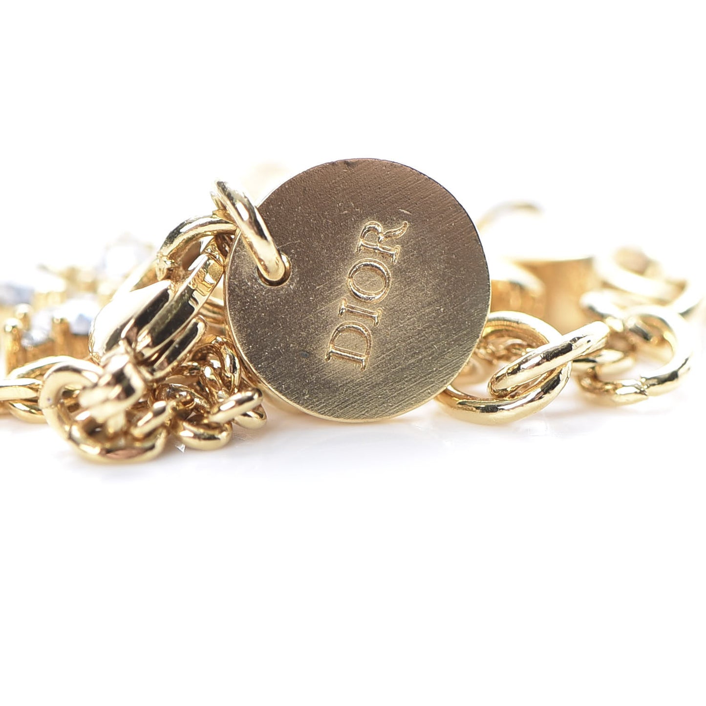 Crystal Star Charms Bracelet Set Gold