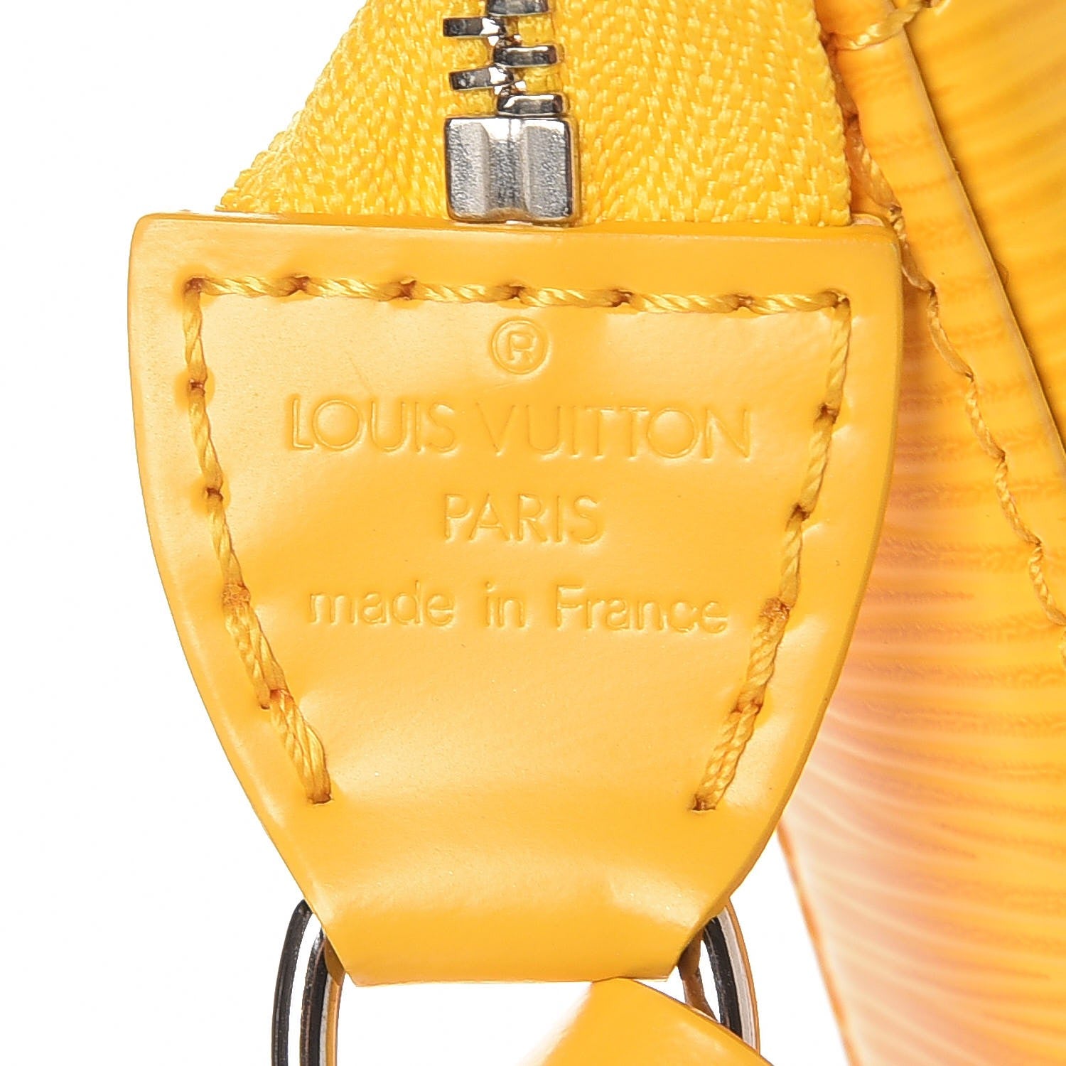 Louis Vuitton Epi Pochette Accessories NM Citron 12 of 13