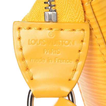 Louis Vuitton Epi Pochette Accessories NM Citron 12 of 13