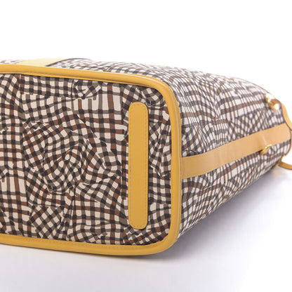 MCM Visetos Medium Liz Reversible Shopper Tote Cognac Yellow 15 of 15
