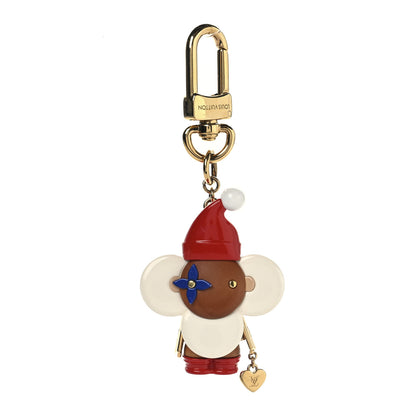 Louis Vuitton Resin Wood Vivienne Christmas Bag Charm 1 of 5