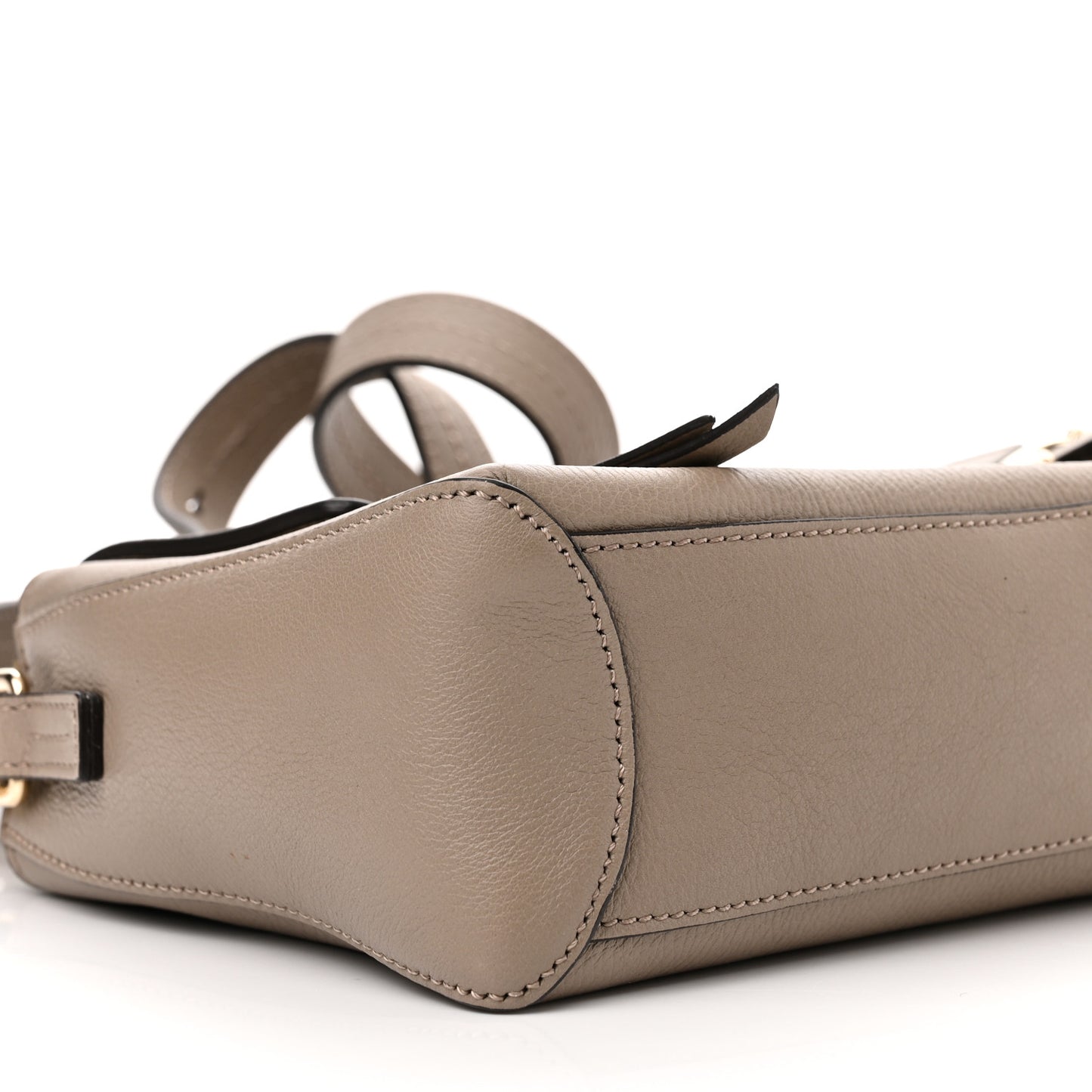 Calfskin Mini Faye Day Shoulder Bag Motty Grey