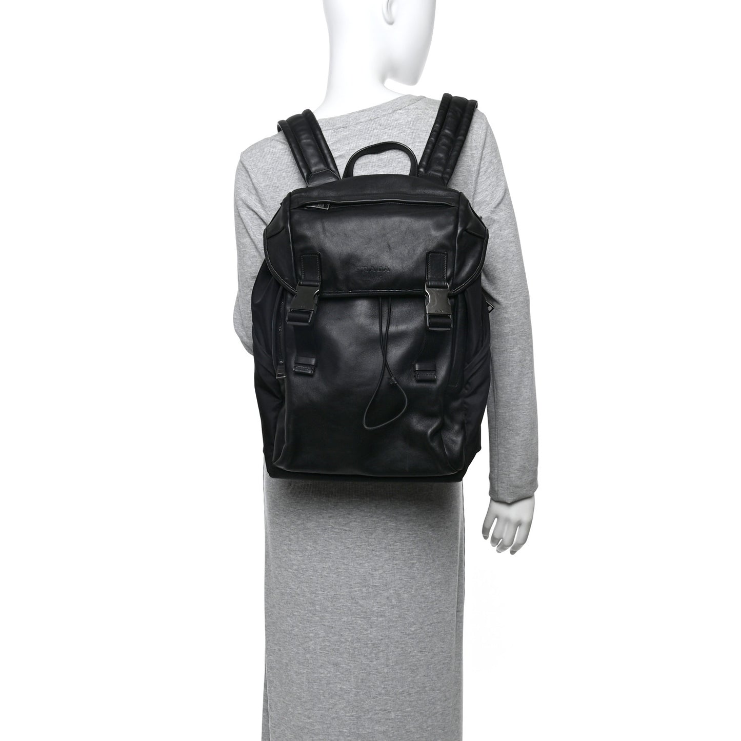 Tessuto Nylon Soft Calfskin Black