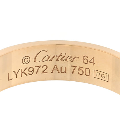 Cartier 18K Yellow Gold 5.5mm LOVE Ring 64 10.75 4 of 5