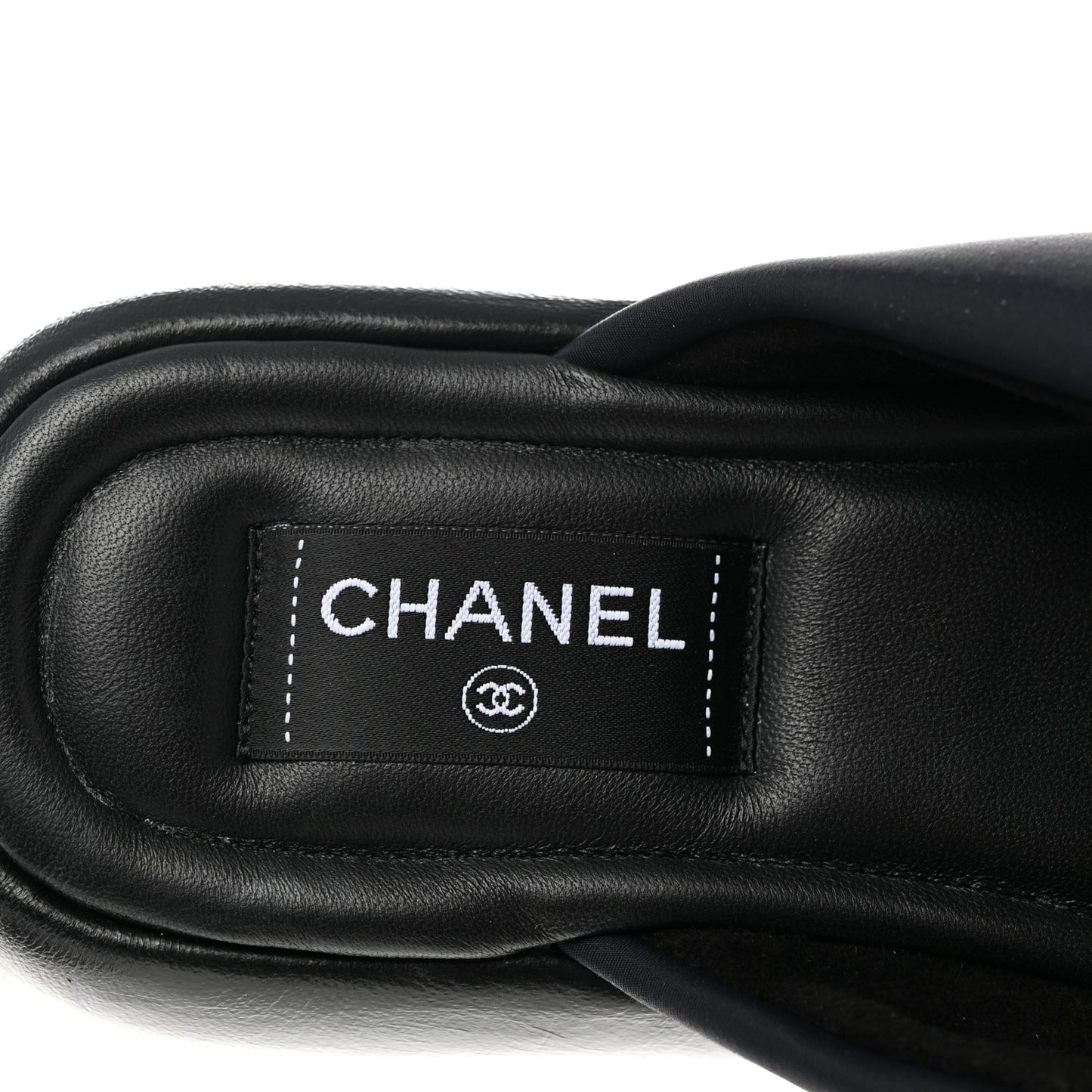 Fabric CC Mules Sandals 41 Black
