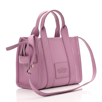 Marc Jacobs Grained Calfskin Small The Tote Bag Orchid Haze 3 of 25