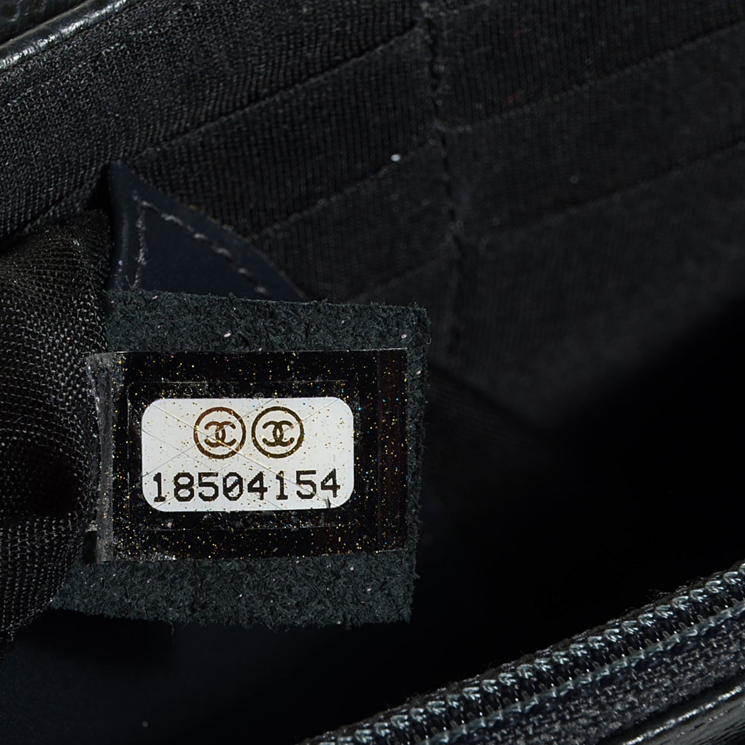 Chanel Caviar Half Moon Wallet On Chain WOC Black 7 of 7