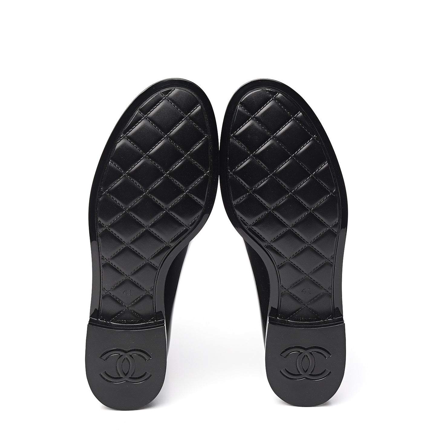 Rubber Rain Boots 41 Black
