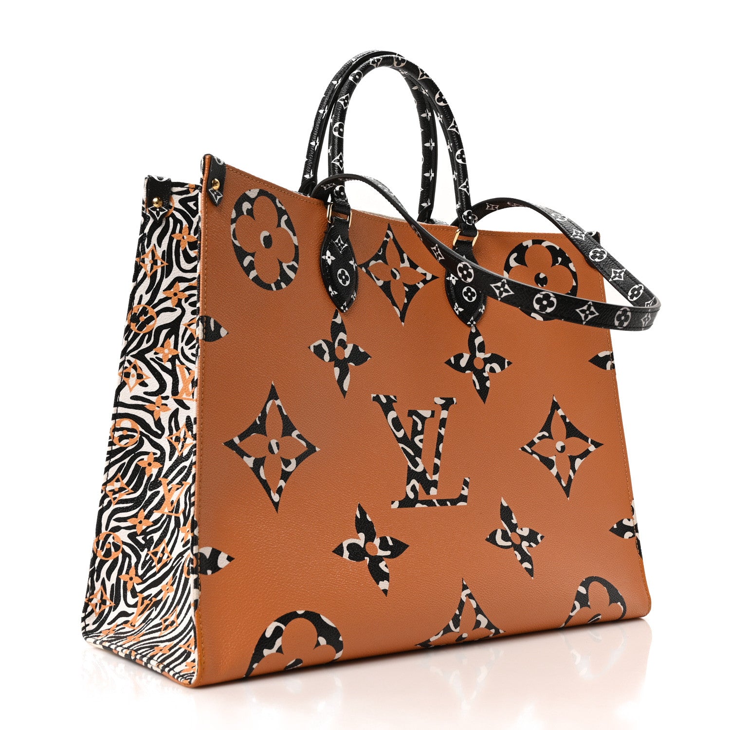 Louis Vuitton Monogram Giant Jungle Onthego GM Ivory 3 of 9