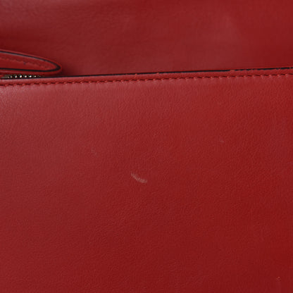 Gucci Moon Calfskin Web Large Dionysus Bamboo Top Handle Bag Hibiscus Red 11 of 13