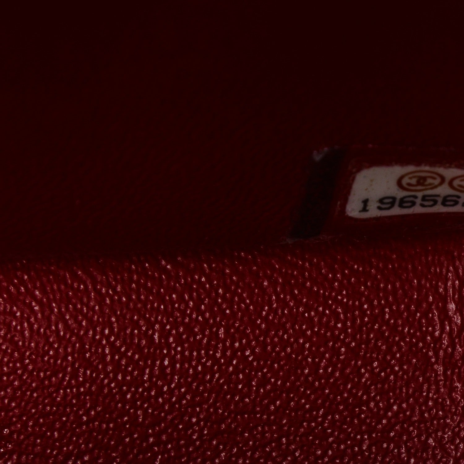 Chanel Lambskin Quilted Mini Square Flap Red 6 of 8