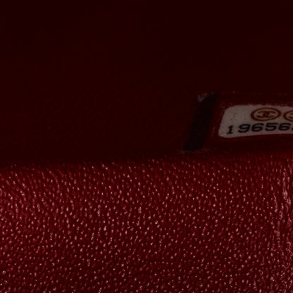 Chanel Lambskin Quilted Mini Square Flap Red 6 of 8