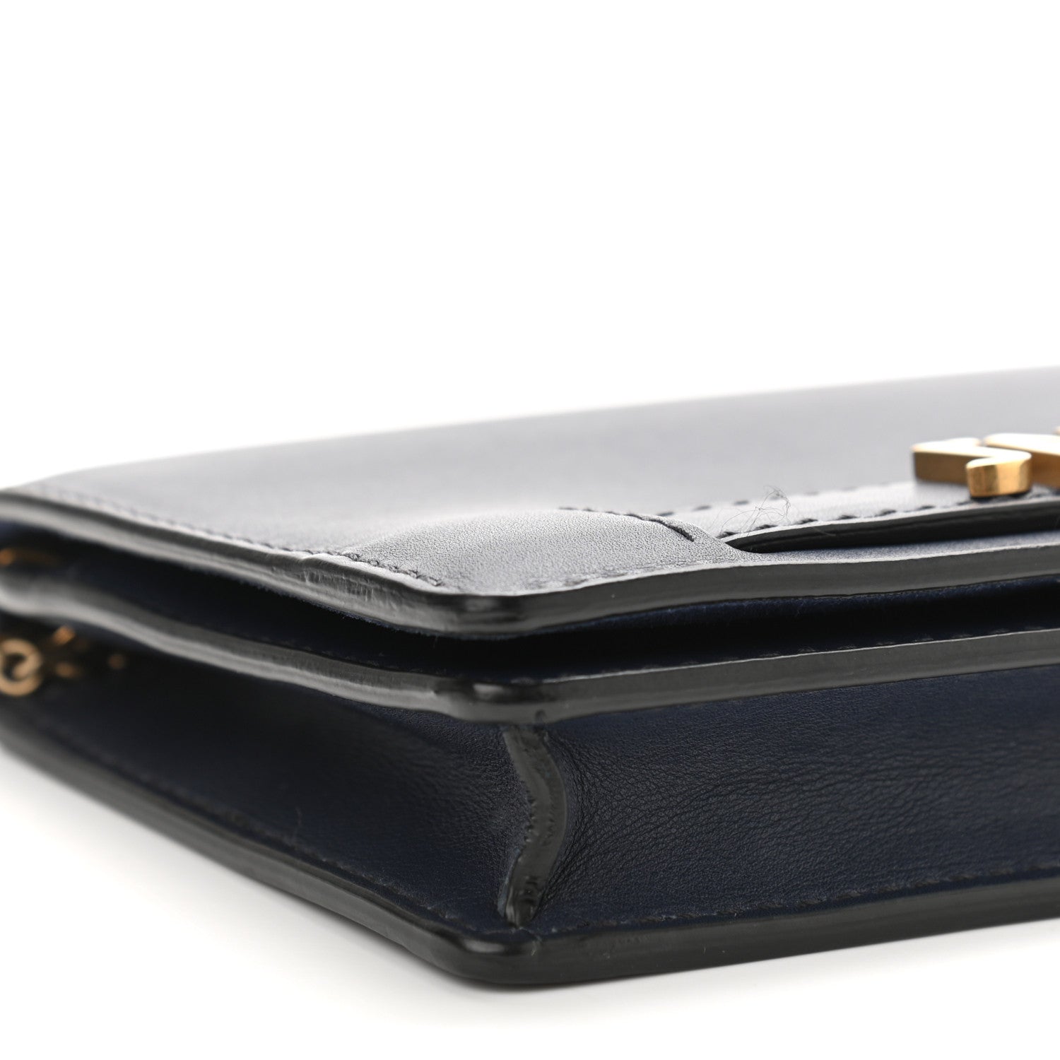 Christian Dior Calfskin J'Adior Wallet on Chain Pouch Navy Blue 8 of 9
