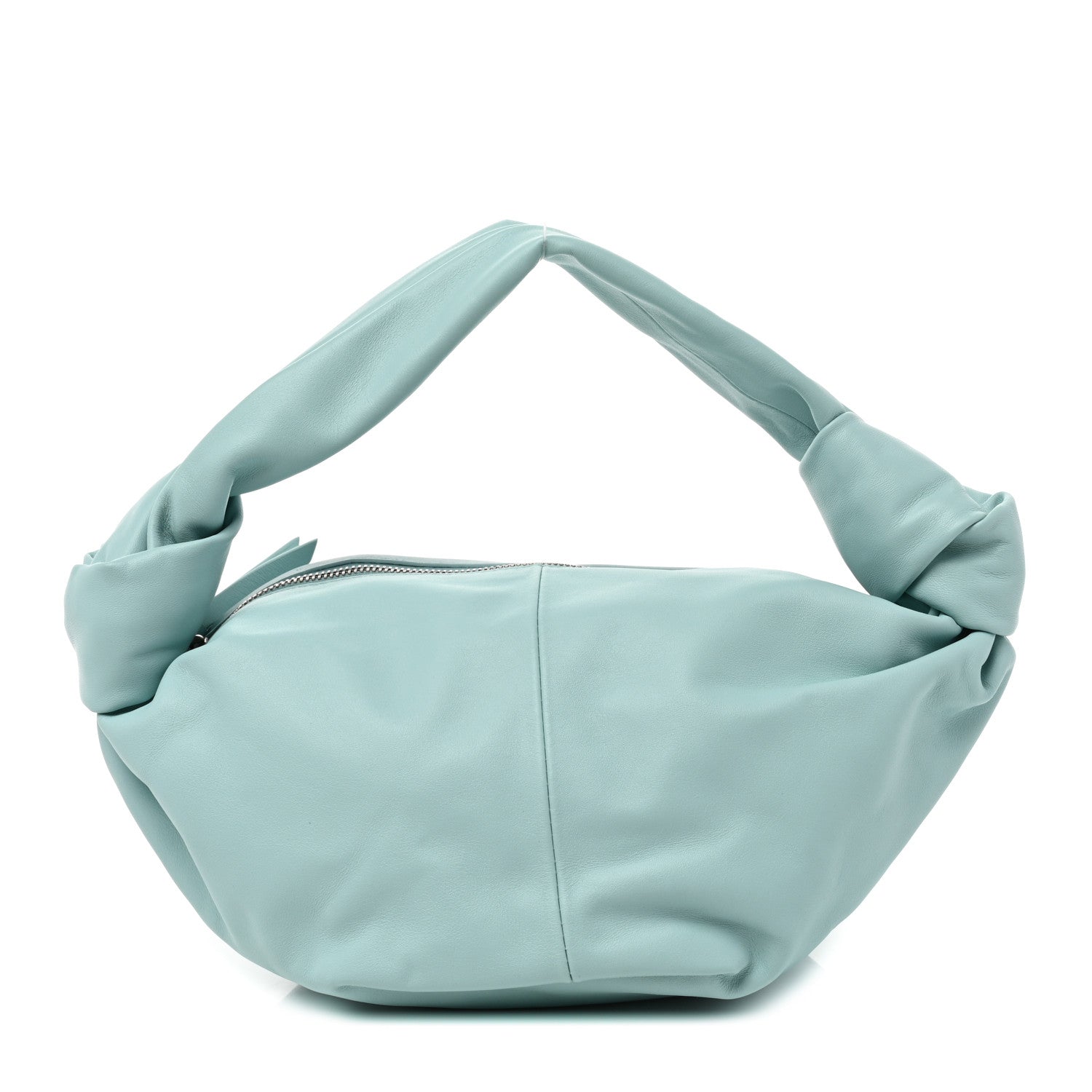 Bottega Veneta Nappa Mini Double Knot Bag Blue 1 of 9