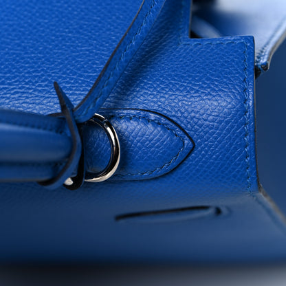 Hermes Epsom Kelly Sellier 25 Bleu Zellige 10 of 38