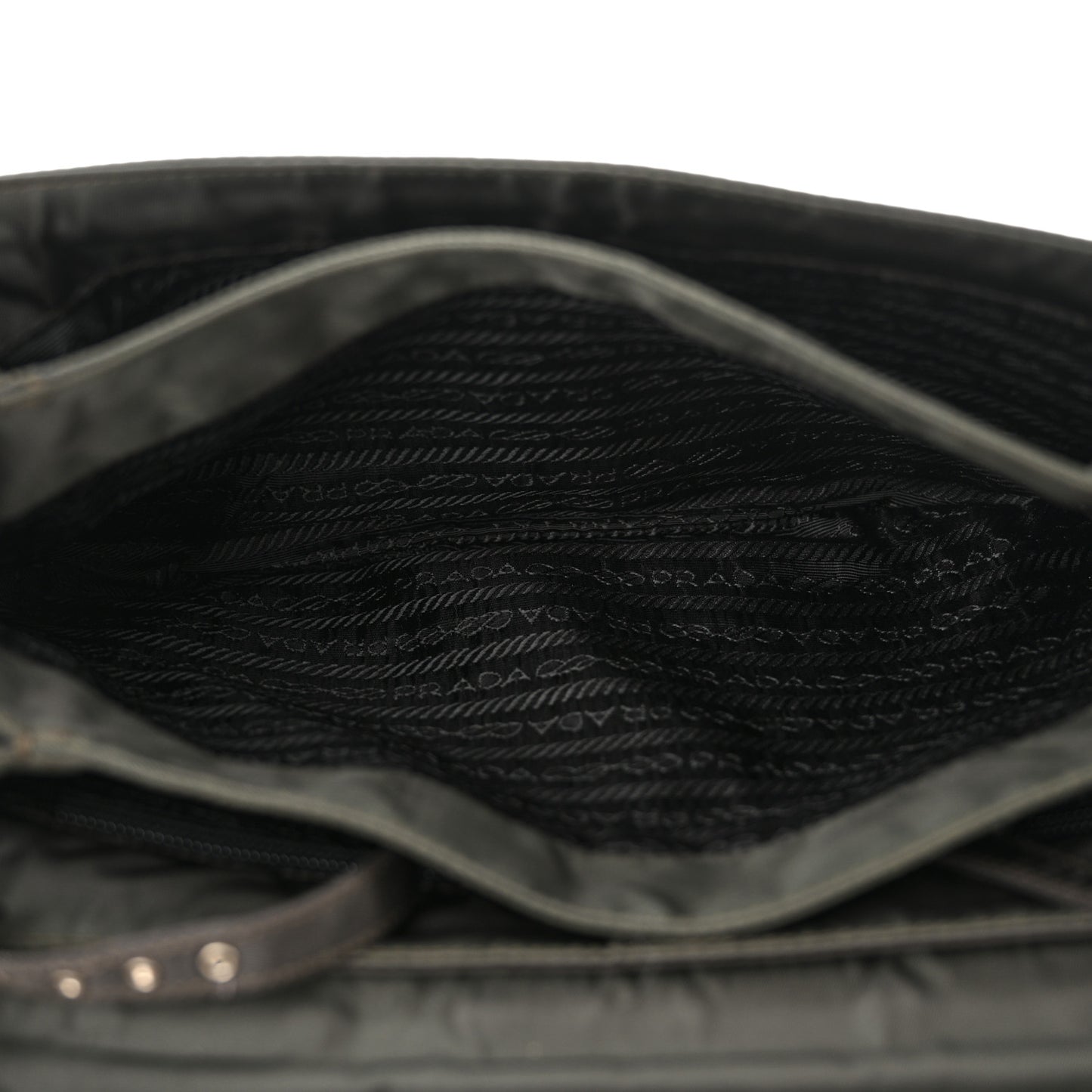 Tessuto Light Nylon Shoulder Bag Cordovan