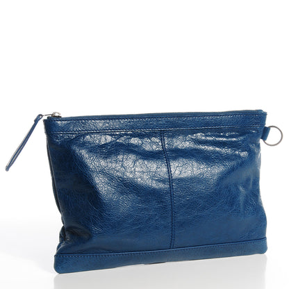 Balenciaga Agneau Arena Clip Medium Bleu Mineral 5 of 12
