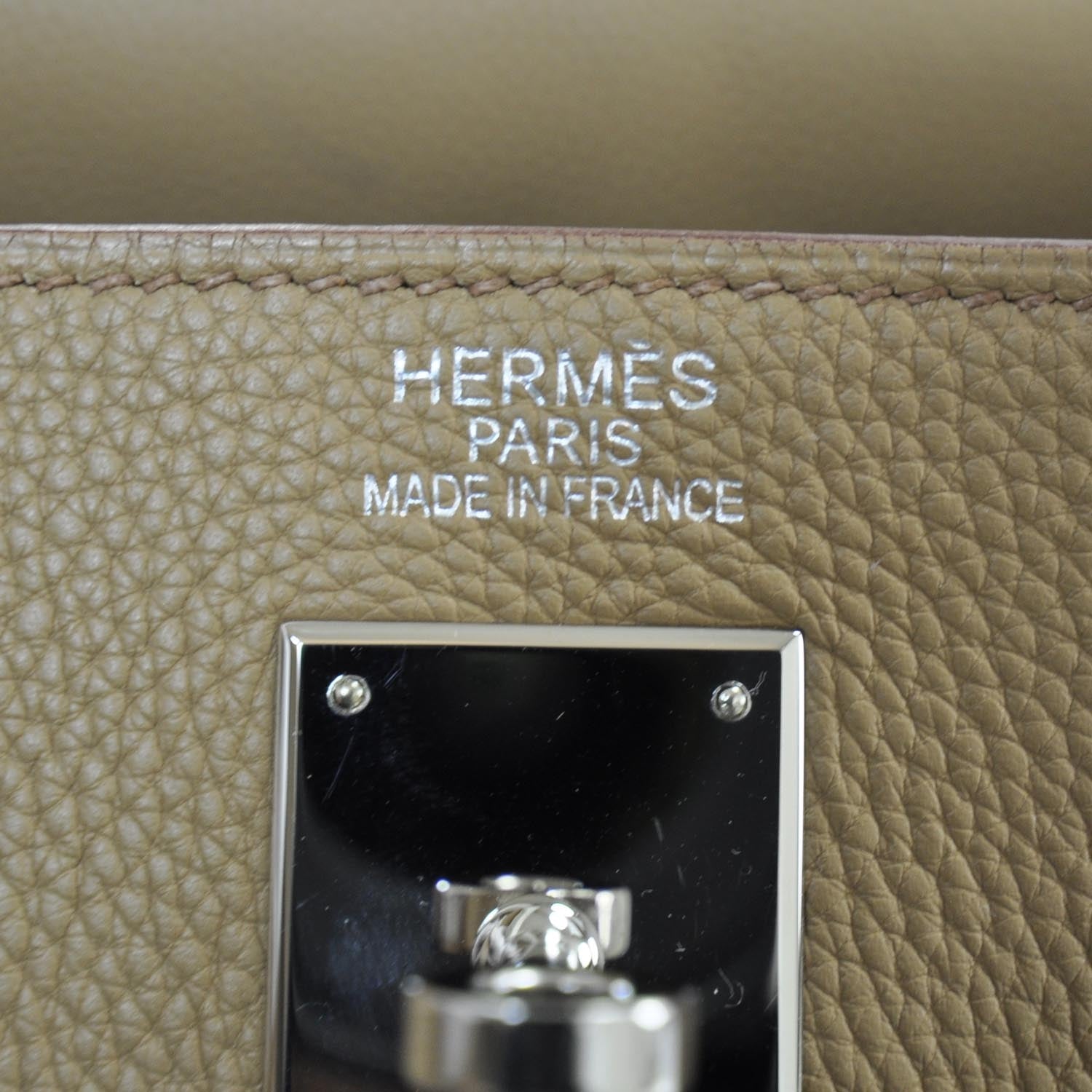 Hermes Taurillon Clemence Kelly 35 Tabac Camel 8 of 12