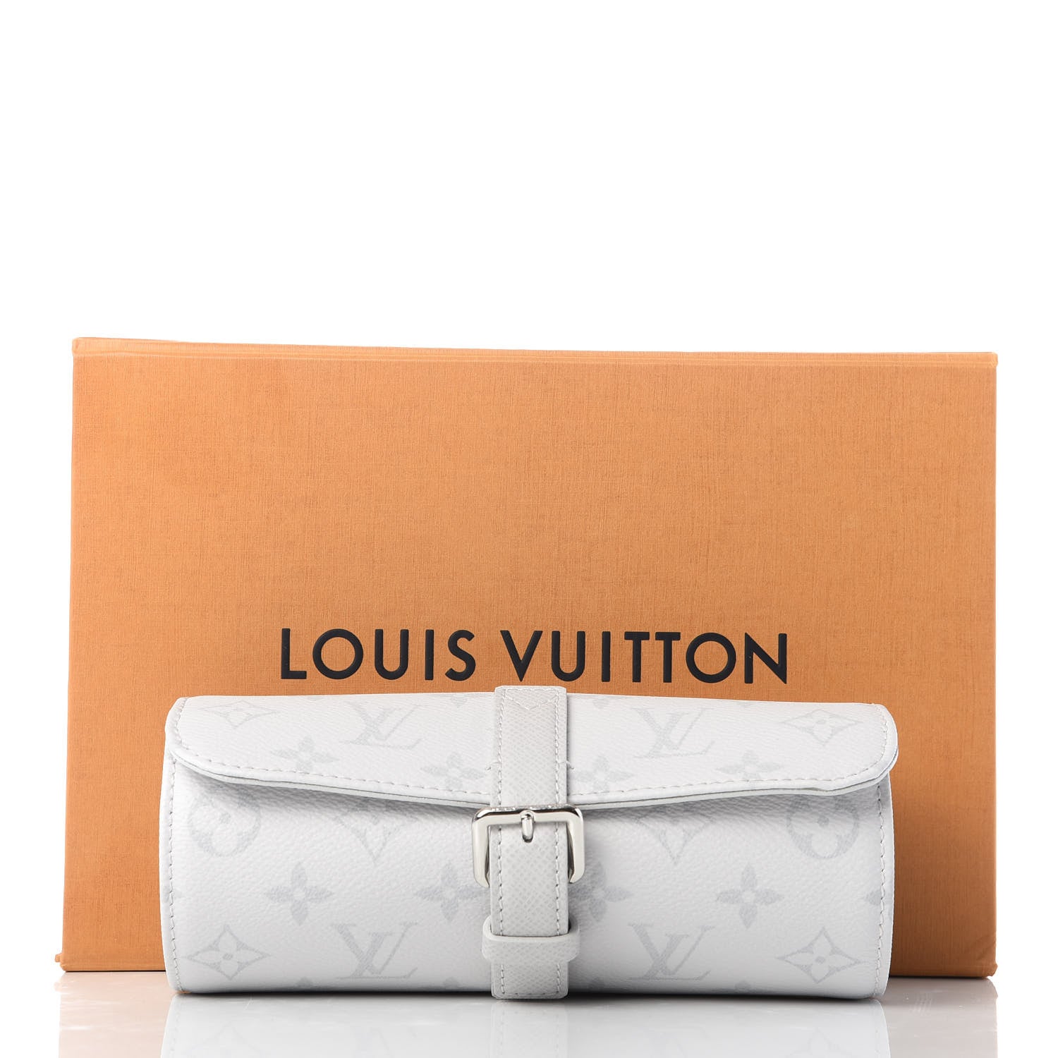 Louis Vuitton Taigarama 3 Watch Travel Case Antartica 9 of 9