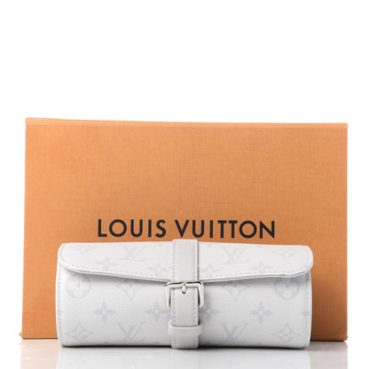Louis Vuitton Taigarama 3 Watch Travel Case Antartica 9 of 9