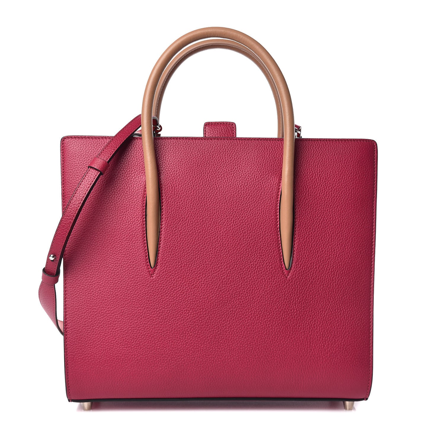 Calfskin Empire Patent Studded Medium Paloma Loulou