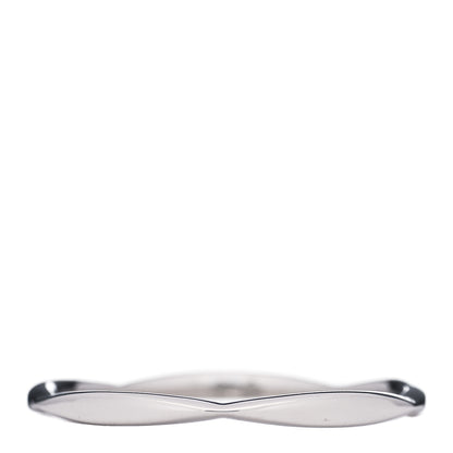 Chanel Platinum Camelia Wedding Band Ring 63 10.25 3 of 4