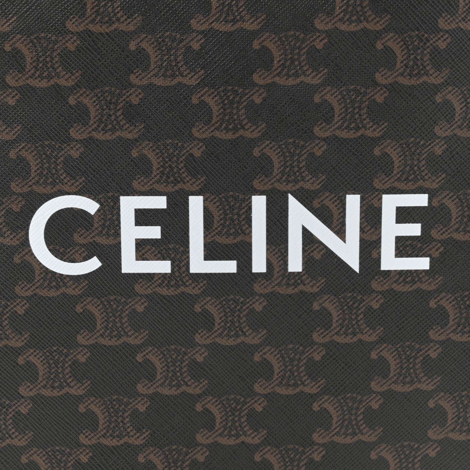 Celine Triomphe Canvas Calfskin Mini Vertical Cabas Tan 6 of 11