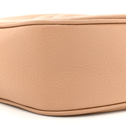 Gucci Pebbled Calfskin Small Soho Disco Bag Camelia 9 of 10