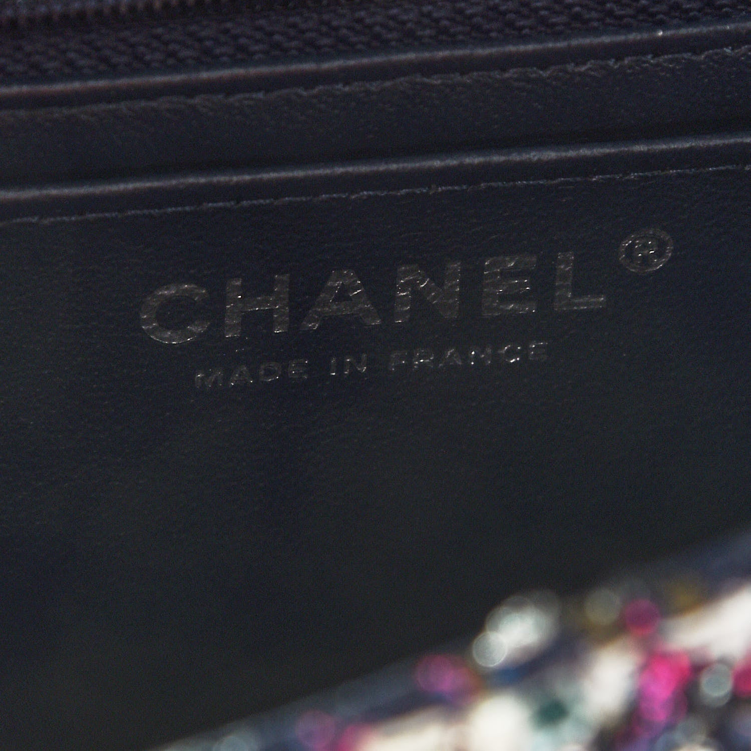 Chanel Tweed Quilted Mini Rectangular Flap Blue Multicolor 6 of 9