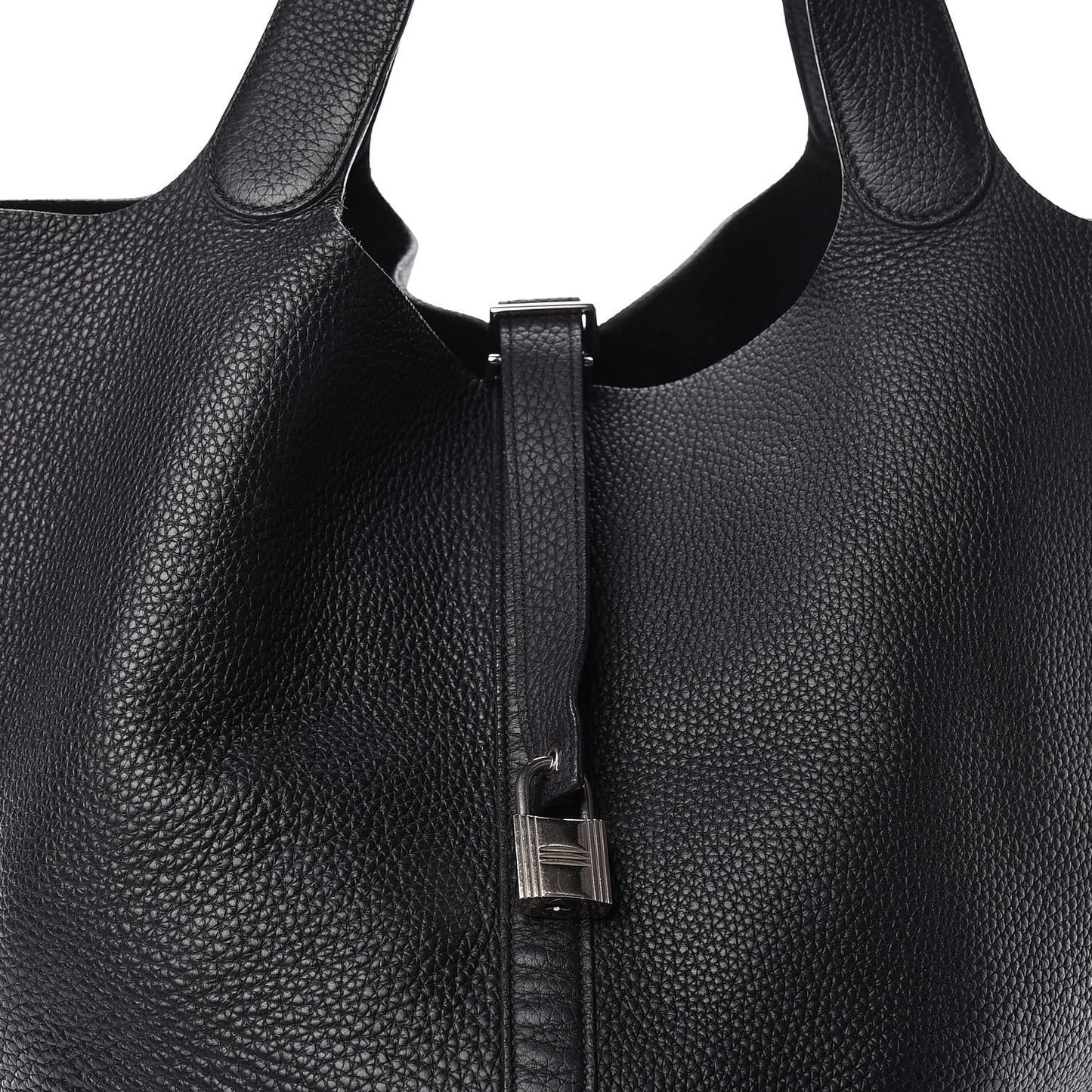 Taurillon Clemence Picotin Lock TGM Black
