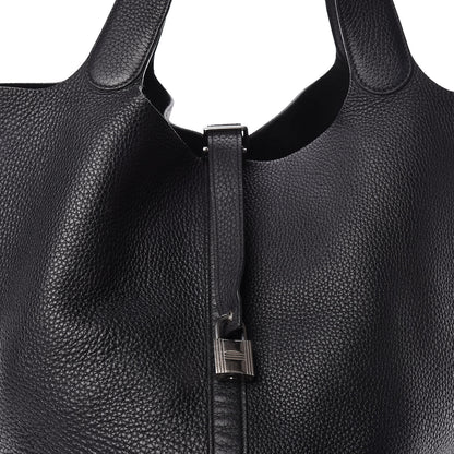 Hermes Taurillon Clemence Picotin Lock TGM Black 8 of 10