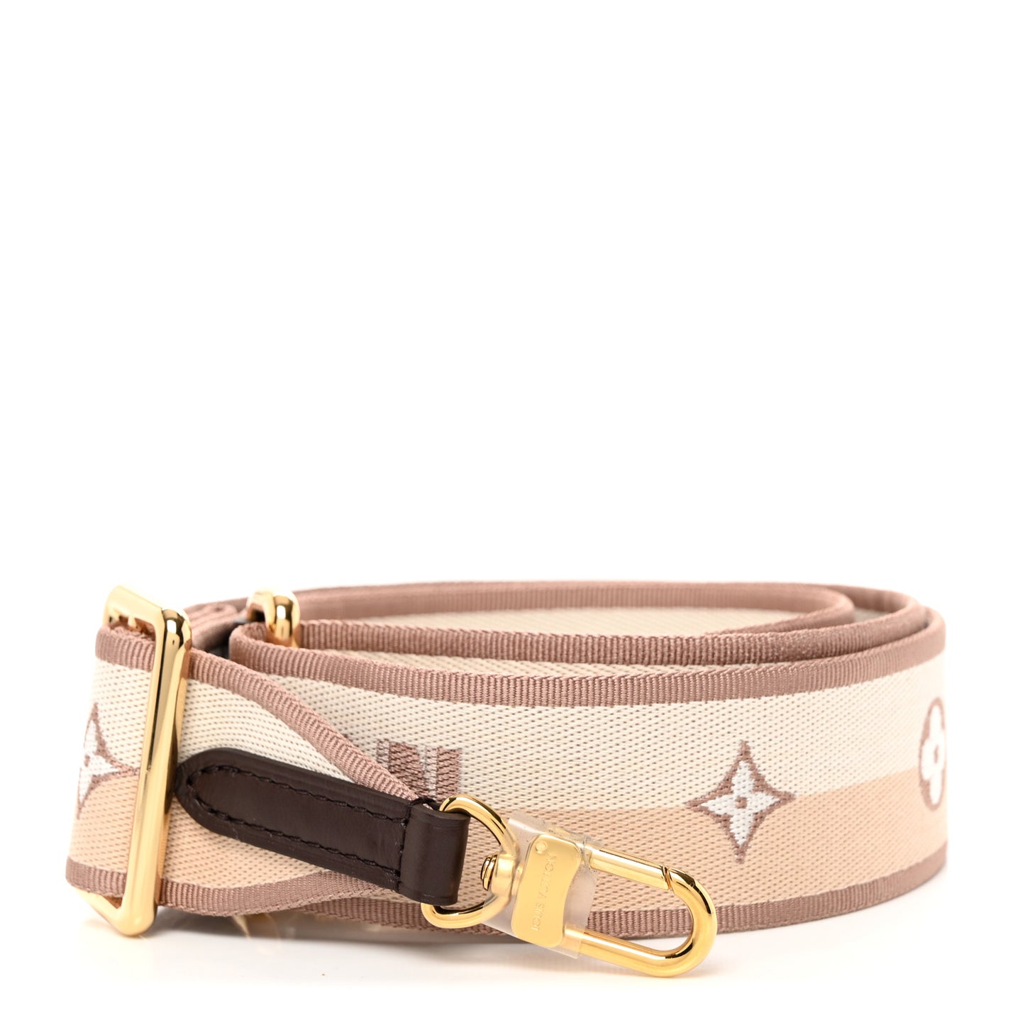 Jacquard Speedy Bandouliere 20 Shoulder Strap Beige Brown