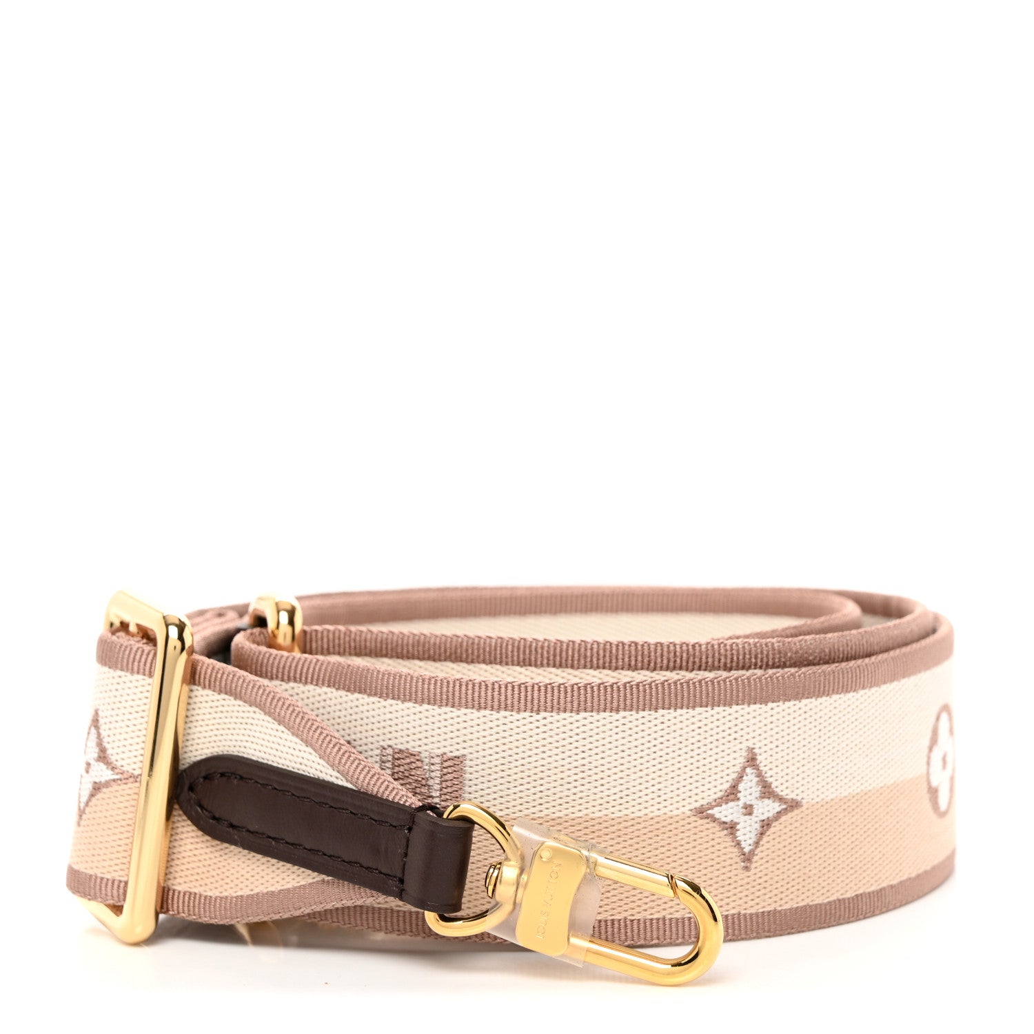 Louis Vuitton Jacquard Speedy Bandouliere 20 Shoulder Strap Beige Brown 1 of 3