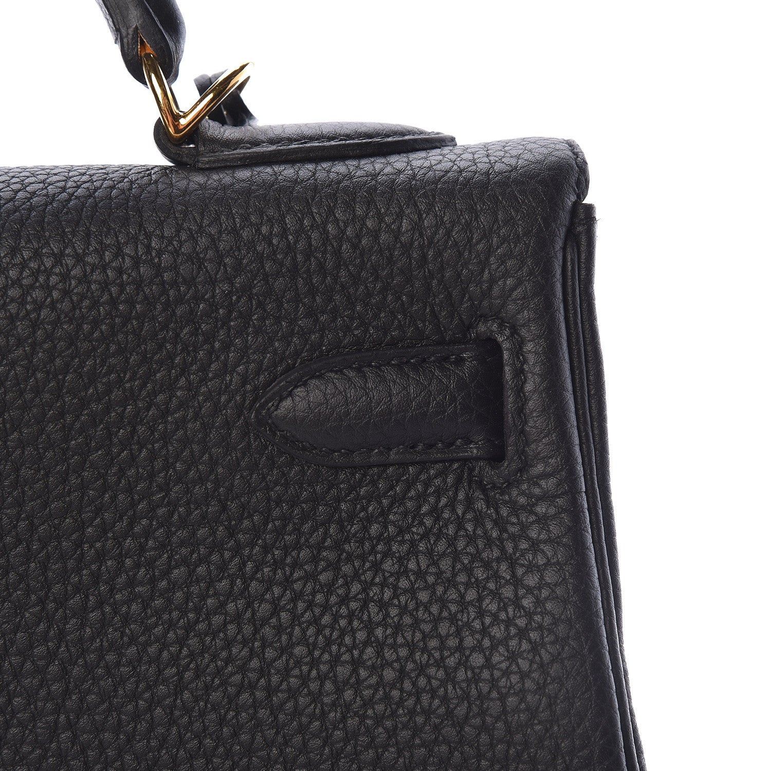 Hermes Togo Kelly Retourne 32 Black 16 of 40