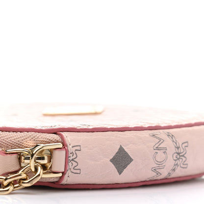 MCM Visetos Heart Key Pouch Pink 8 of 9