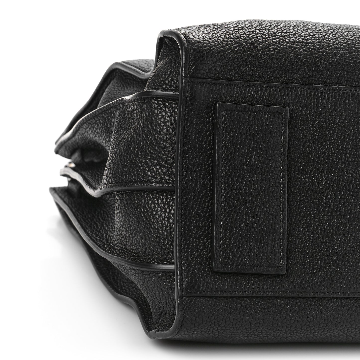 Grained Calfskin Small Supple Sac De Jour Black