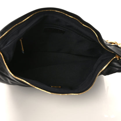 Chanel Calfskin Quilted Daily Hobo Black 5 of 10